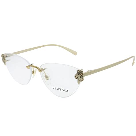 versace women glasses|Versace rimless eyeglasses for women.